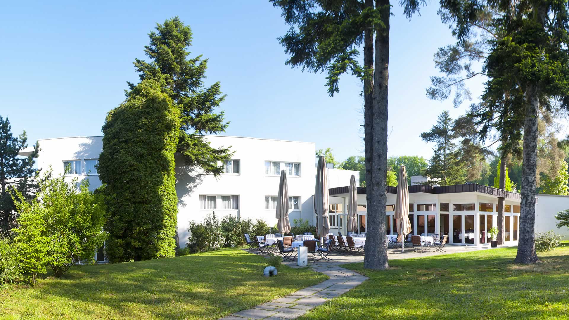 Gastgarten Parkhotel Styria in Steyr